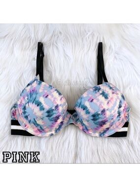 VS PINK Tie Dye Wear Everywhere T-Shirt Bra